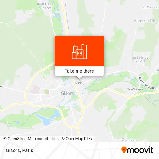 Gisors map