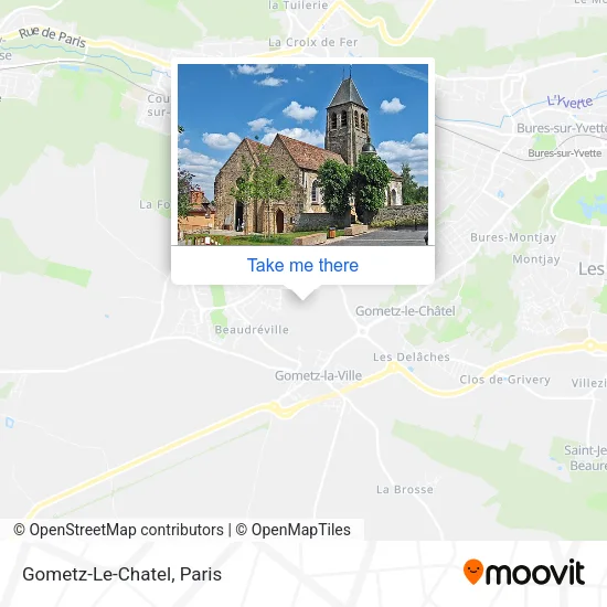 Gometz-Le-Chatel map