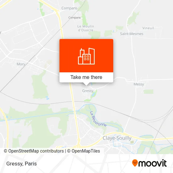 Gressy map