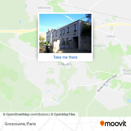 Grosrouvre map