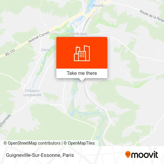 Guigneville-Sur-Essonne map