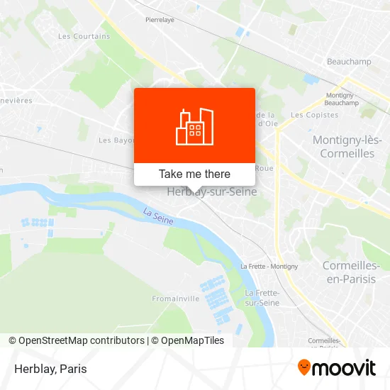 Herblay map