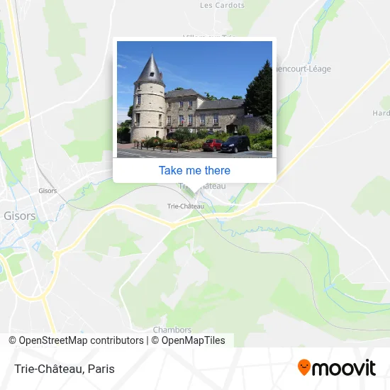 Trie-Château map