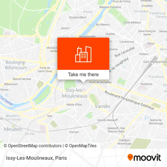 Issy-Les-Moulineaux map