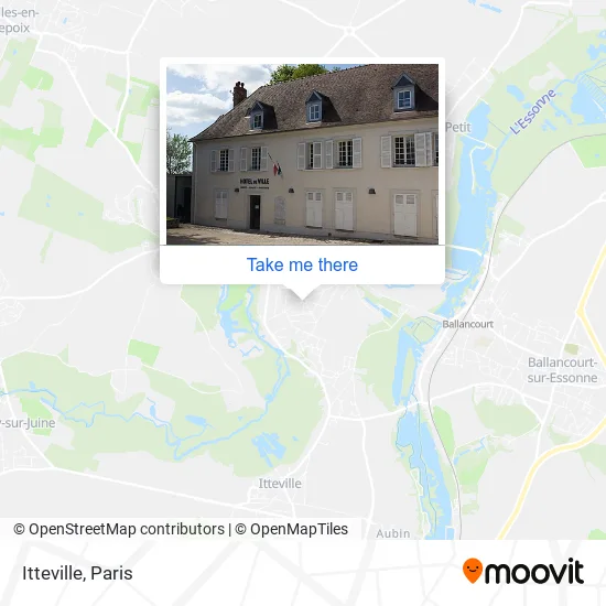 Itteville map