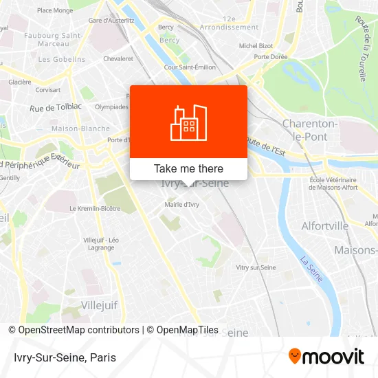Ivry-Sur-Seine map