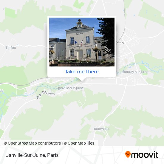 Mapa Janville-Sur-Juine