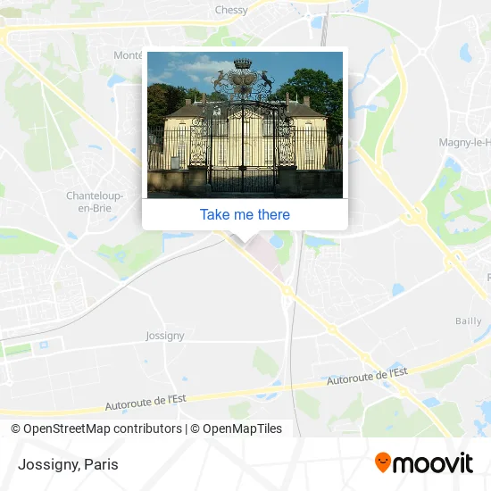 Jossigny map