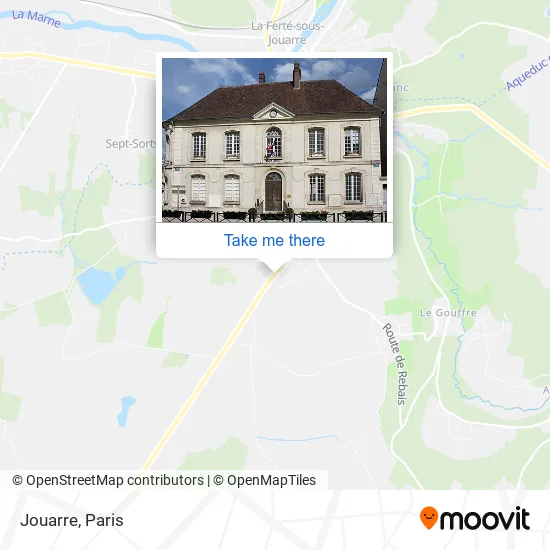 Jouarre map