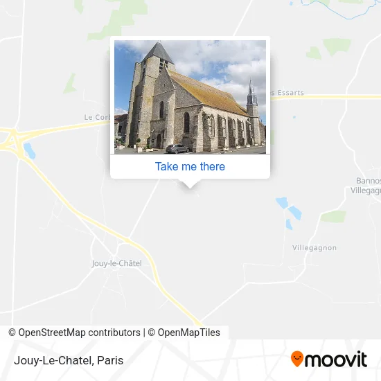 Jouy-Le-Chatel map