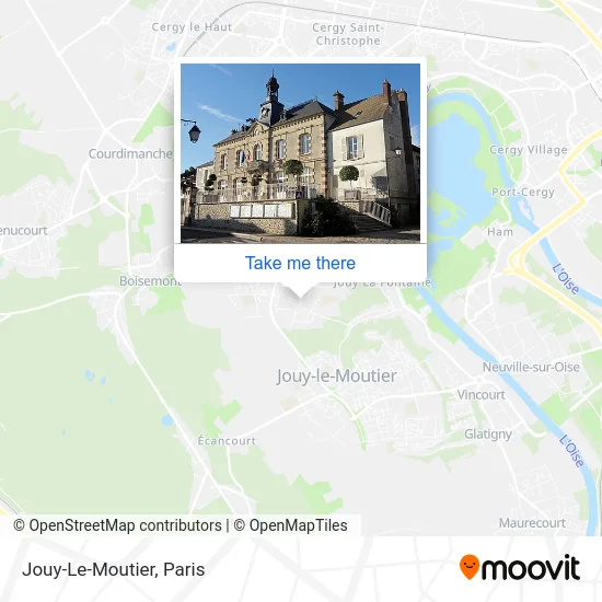 Jouy-Le-Moutier map