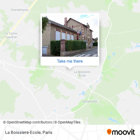 La Boissiere-Ecole map