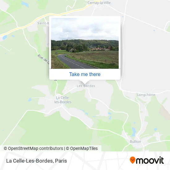 La Celle-Les-Bordes map