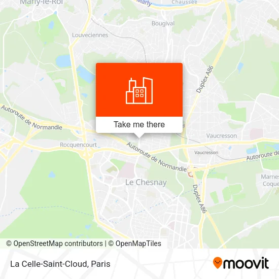 La Celle-Saint-Cloud map