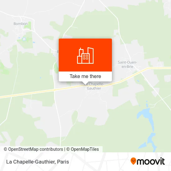 La Chapelle-Gauthier map