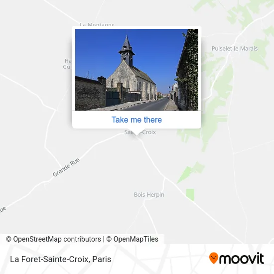 La Foret-Sainte-Croix map