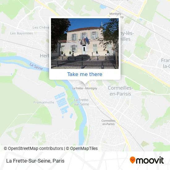 La Frette-Sur-Seine map
