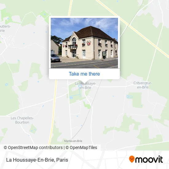 La Houssaye-En-Brie map