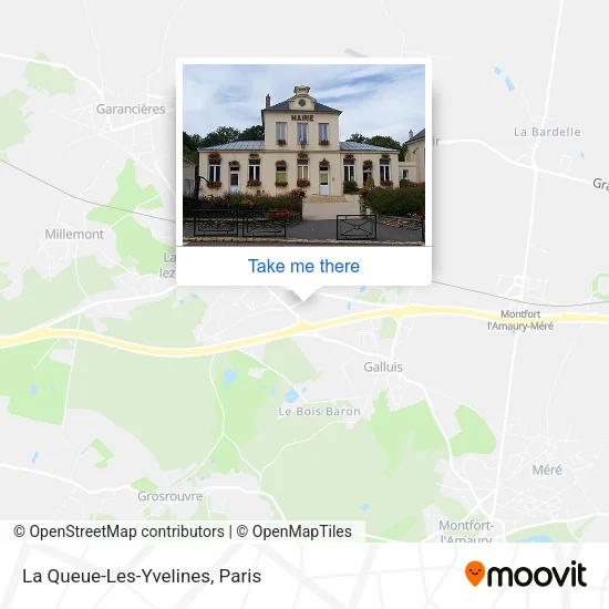 La Queue-Les-Yvelines map