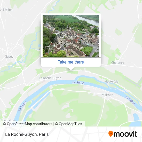 La Roche-Guyon map