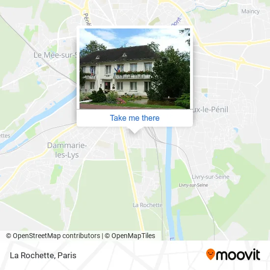 La Rochette map