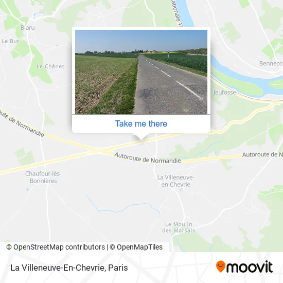 La Villeneuve-En-Chevrie map