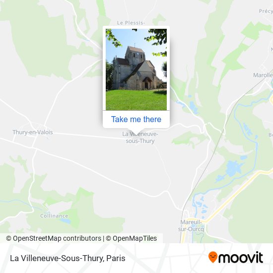 La Villeneuve-Sous-Thury map
