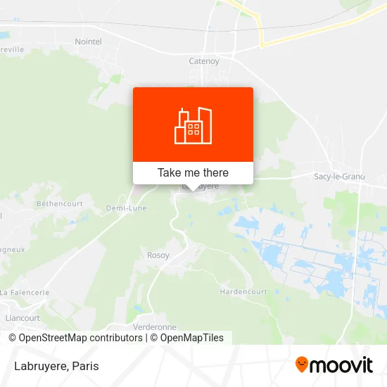Labruyere map