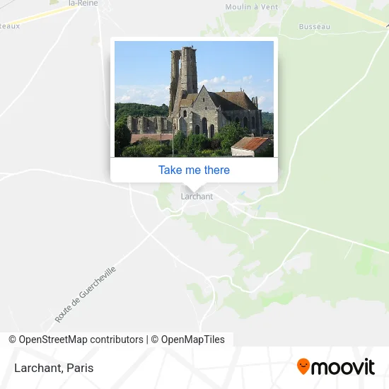 Larchant map