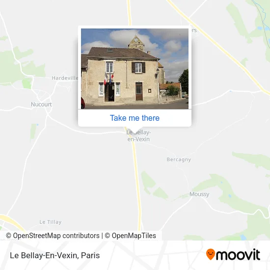 Le Bellay-En-Vexin map