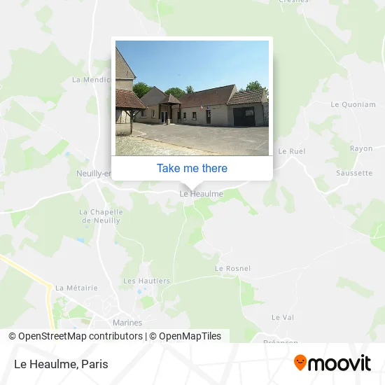 Le Heaulme map