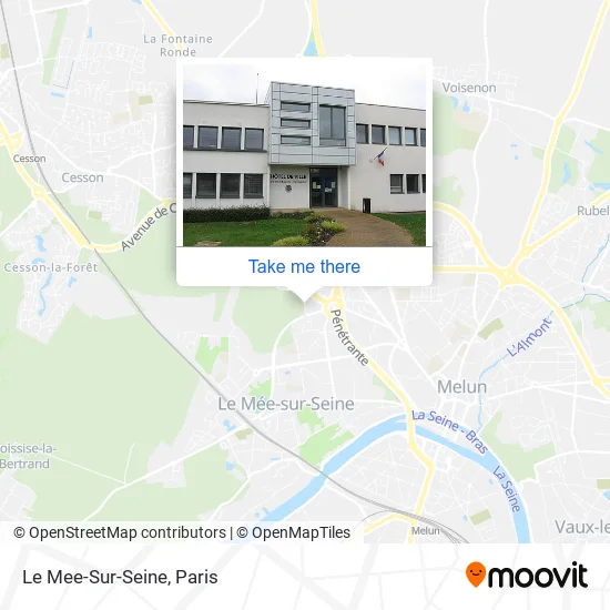 Le Mee-Sur-Seine map