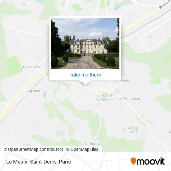 Le Mesnil-Saint-Denis map