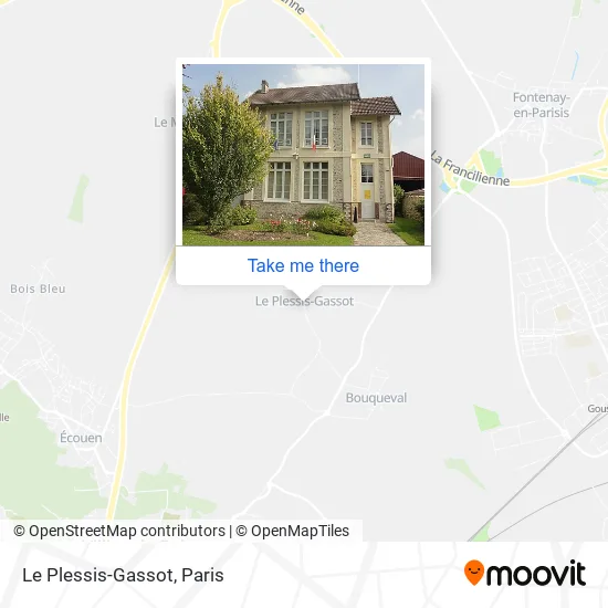 Le Plessis-Gassot map