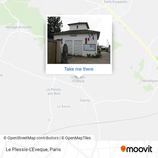Le Plessis-L'Eveque map