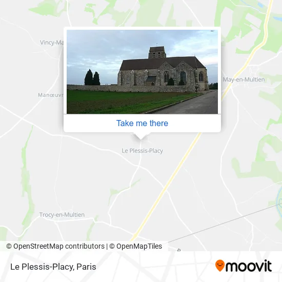 Le Plessis-Placy map
