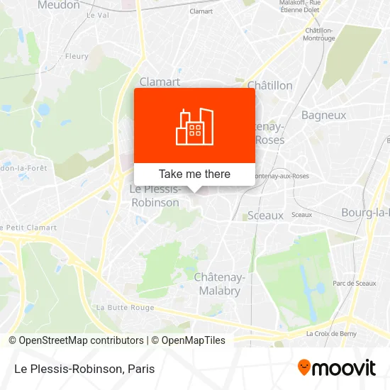 Le Plessis-Robinson map