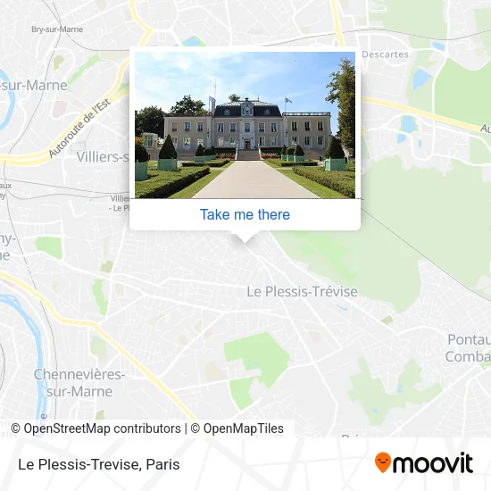 Le Plessis-Trevise map