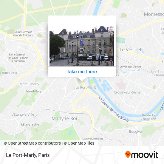 Le Port-Marly map