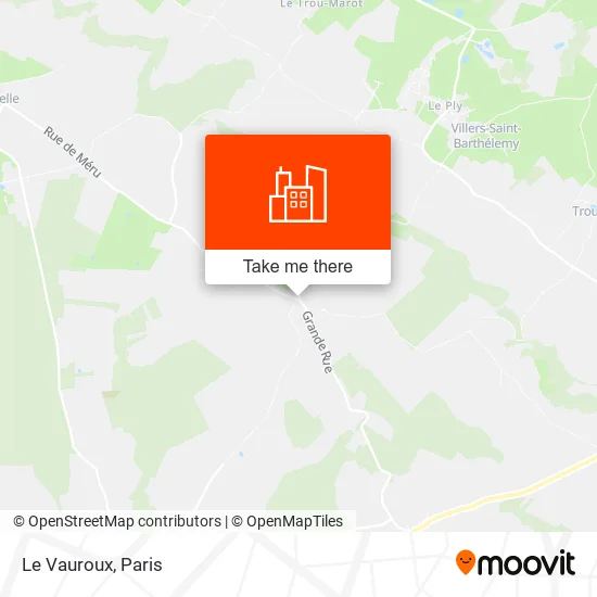 Le Vauroux map