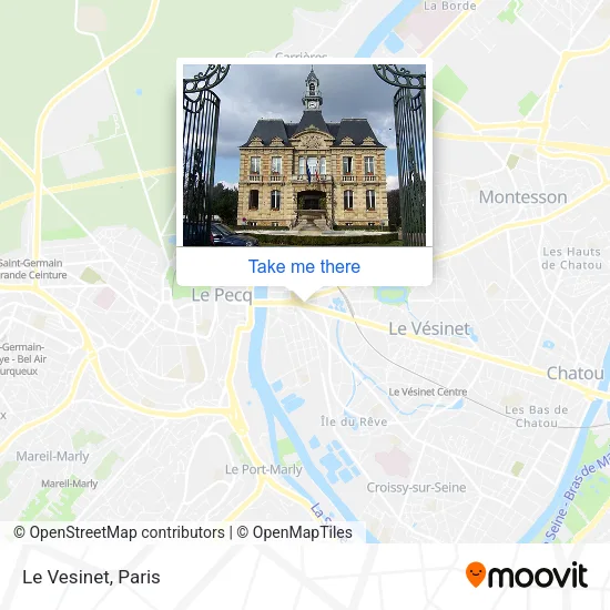 Le Vesinet map