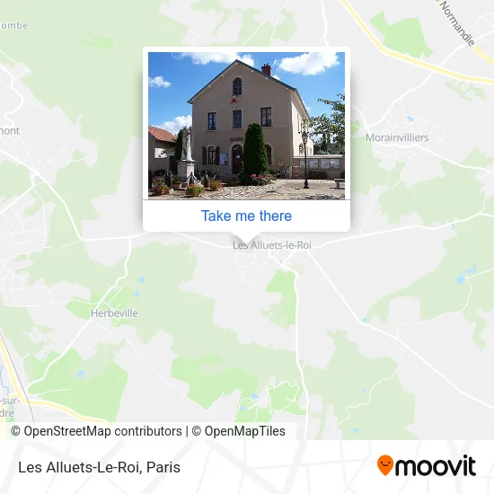 Les Alluets-Le-Roi map