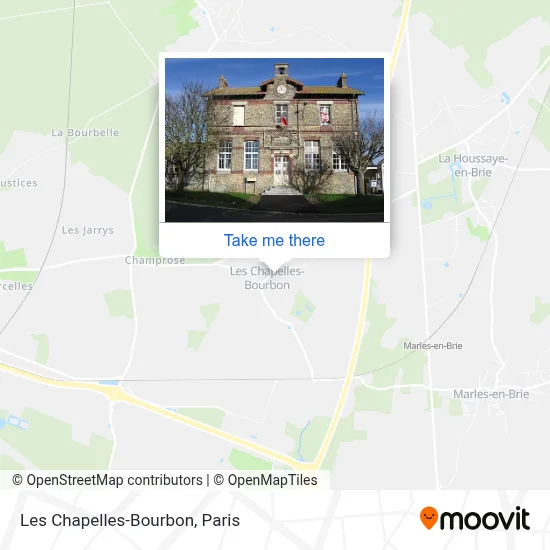 Les Chapelles-Bourbon map
