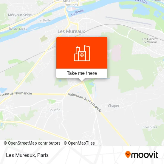 Les Mureaux map
