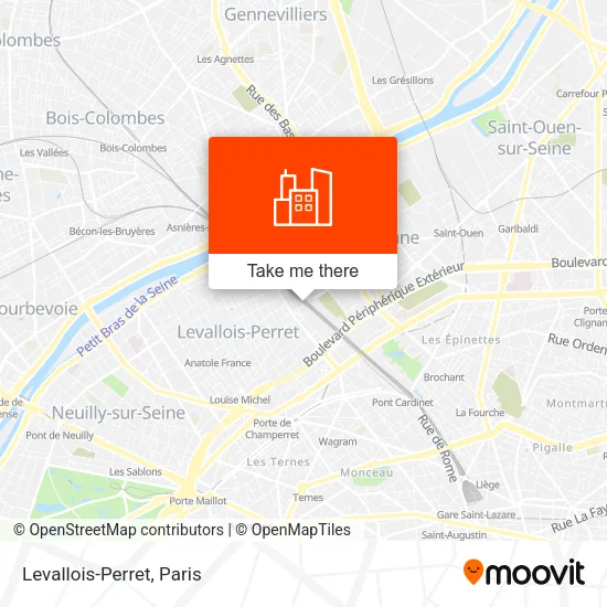 Levallois-Perret map