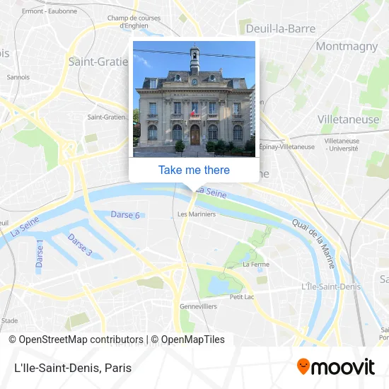L'Ile-Saint-Denis map