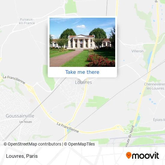 Louvres map