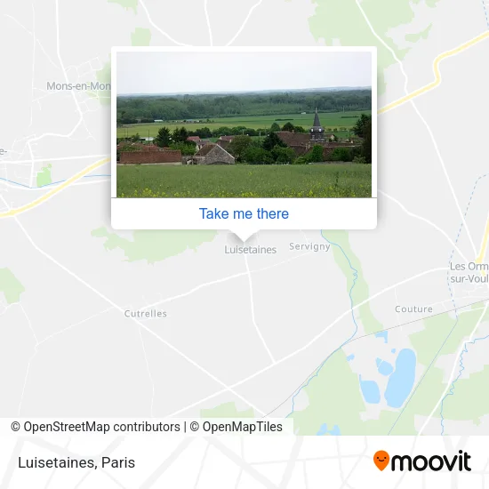 Luisetaines map