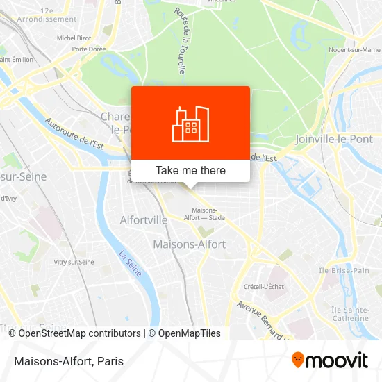 Maisons-Alfort map