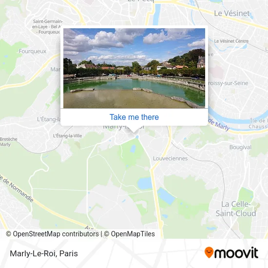 Marly-Le-Roi map